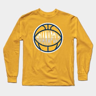 Indianapolis Basketball 1 Long Sleeve T-Shirt